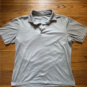 Mizzen+Main Gray/Beige Polo Shirt